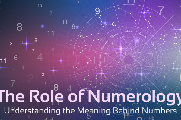 'the role of numerology' text with image with image of numbers